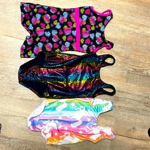 Gymnastics leotards - lot of 3, girls size 6